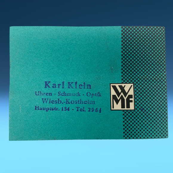 Vintage Lot 26 x WMF Wein Vienna Silverplate Flatware 90 45 MCM Original Box - Picture 8 of 9